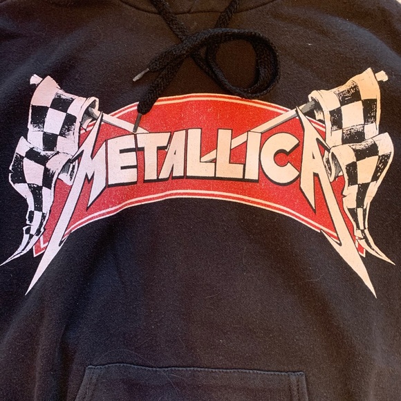 black original matellica motorbreath hoodie W S - Picture 8 of 10